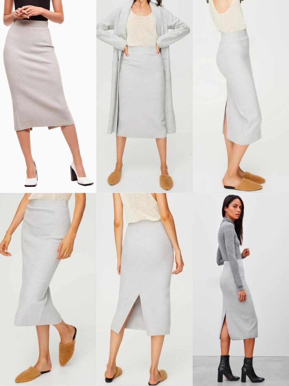 Aritzia Babaton Black Johan Midi Skirt - Picture 12 of 16